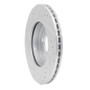 R1 02-08 Mini Cooper (Excl Clubman) Front Right Drilled & Slotted Silver Brake Rotor