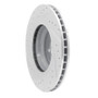 R1 07-15 BMW 335XI Front Right Drilled & Slotted Silver Brake Rotor