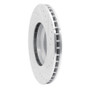R1 07-15 BMW 335XI Front Left Drilled & Slotted Silver Brake Rotor