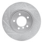 R1 99-08 BMW 325I (USA/Canada) Front Right Drilled & Slotted Silver Brake Rotor