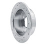 R1 10-13 Kia Forte5 Rear Right Drilled & Slotted Silver Brake Rotor