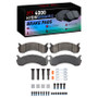 DFC 98-24 Beaver Motorcoach Monterey Rear/Front 4000 HybriDynamic Brake Pads and Hardware Kit