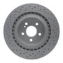 DFC 08-15 Mercedes-Benz C63 AMG Rear Drilled GeoSPEC Coated Rotor and Slotted
