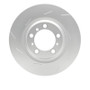 DFC 10-16 Porsche Panamera Left Rear Slotted Hi-Carbon Alloy Geomet Coated Rotor