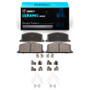 R1 83-99 Chevrolet Nova Front Ceramic Brake Pads & Hardware Kit