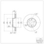 DFC 98-02 Ford Crown Victoria Front Brake Rotor