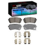 DFC 06-19 Dodge Attitude (Mexico) Rear 4000 HybriDynamic Brake Pads and Hardware Kit