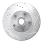 R1 1968-1973 Ford Country SQUIRE Front Right Drilled & Slotted Silver Brake Rotor