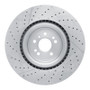 DFC 12-19 Mercedes-Benz GLE63 AMG S Front Drilled and Slotted Brake Rotor