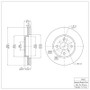DFC 04-06 Scion XA Front Brake Rotor