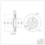 DFC 09-15 Toyota Venza Front Brake Rotor