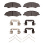 R1 2018-2025 Honda Odyssey Front R1 Ceramic Pads & Hardware Kit