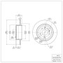 DFC 99-10 Saab 9-5 Rear Brake Rotor