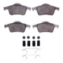 DFC 99-09 Volvo XC70/V70/S60/S70/S80 Rear Euro 5000 Ceramic Brake Pads and Hardware Kit
