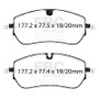 EBC 21-24 Jaguar E-Pace 2.0T Front Yellowstuff Brake Pads