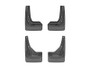 WeatherTech 20-24 Toyota Highlander (Incl. Hybrid) No Drill Front & Rear MudFlaps - Black