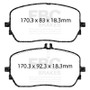 EBC 2020+ Mercedes-Benz GLE450 (W167) 3.0T/Electric Front Yellowstuff Brake Pads