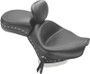 Mustang 97-13 HD FL Touring Saddlebag Tour-Pak Lid Covers (Pair) Deluxe - Black w/ Grey Stitching
