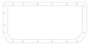 Cometic Chrysler A4 Block .060in AFM Oil Pan Gasket