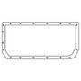 Cometic Chrysler A4 Block .060in AFM Oil Pan Gasket