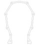 Cometic Chrysler Gen-2 Hemi .018in AFM Timing Cover Gasket