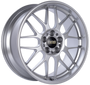 BBS RG-R 17x7.5 5x100 ET35 PFS Diamond Silver Wheel -82mm PFS/Clip Req