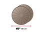 WeatherTech Plant Mats/Coasters 15in. Round - Tan (2pc Set)