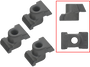 Clutch Slider 3/pk S-d