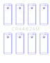 King Engine Bearings Chevrolet ChevETte (Size +0.75mm) Connecting Rod Bearing Set