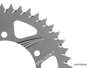 Vortex Racing Aluminum Rear Sprocket 420 40 Tooth- Silver