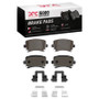DFC 05-11 Audi TT Rear 5000 Advanced Low Metallic Brake Pads and Hardware Kit