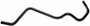 Gates 99-03 Ford Super Duty V-8 7.3L Diesel Heater To Water Pump Molded Heater Hose