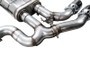 AWE Tuning 20-25 BMW X3 M/M Comp (F97) AWD SwitchPath Axle-Back Exhaust - Chrome Silver Tips
