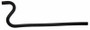 Gates 91-95 Jeep Wrangler 6-Cyl. 4.0L Heater To Pipe Molded Heater Hose