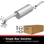 BRE Exhaust 06-11 Accent Rio 1.6L Muffler Kit