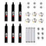 QA1 23.75 Eye-B/Eye-B V-None Dry Shock Small Body Steel 14.63 - 6 Pack