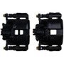 Power Stop 01-03 Acura CL Front Black Caliper - Pair w/Bracket