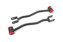 BMR 08-14 Cadillac CTS-V 2nd Gen Lower Trailing Arms Non-Adjustable Poly Bushings - Black Hammertone