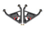 BMR 14-19 Chevrolet Corvette C7 Rear Lower Control Arms For 15in Conversion Kit - Black Hammertone