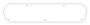 Cometic Chrysler LA V8 .094in Fiber Valve Cover Gasket