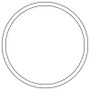 Cometic Holley Airhorn .060in Fiber Carburetor Gasket