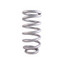 QA1 3-1/2in ID Tapered High Travel Pigtail Spring - 10in Length x 550lbs/in - Silver Powder Coated