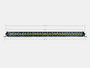 Cali Raised 32In Slim Single Row Led Bar