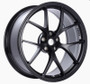 BBS FI 20x8.75 5x114.3 ET44 CB67 Black Satin Wheel -82mm PFS/Clip Req