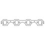 Cometic Ford Windsor V8 .094in HTG Exhaust Manifold Gasket Set