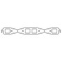 Cometic Chrysler B/RB .043in Copper Exhaust Manifold Gasket Set