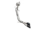 Corsa 2024-2025 Ford Ranger 3in Cat-Back Exhaust 4in Black PVD Pro-Series Slash Cut Twin Tip