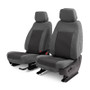 Covercraft 15-24 Ford Transit Endura PrecisionFit Custom Front Row Seat Covers - Silver/Charcoal