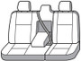 Covercraft 19-24 Dodge Ram 1500 Endura PrecisionFit Custom Second Row Seat Covers - Tan/Black