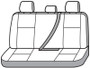 Covercraft 22-24 Ford Maverick Waterproof Polyester SeatSaver Custom Second Row Seat Covers - Grey